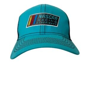 Nascar Racing Teal Blue Trucket Hat Cap OSFM